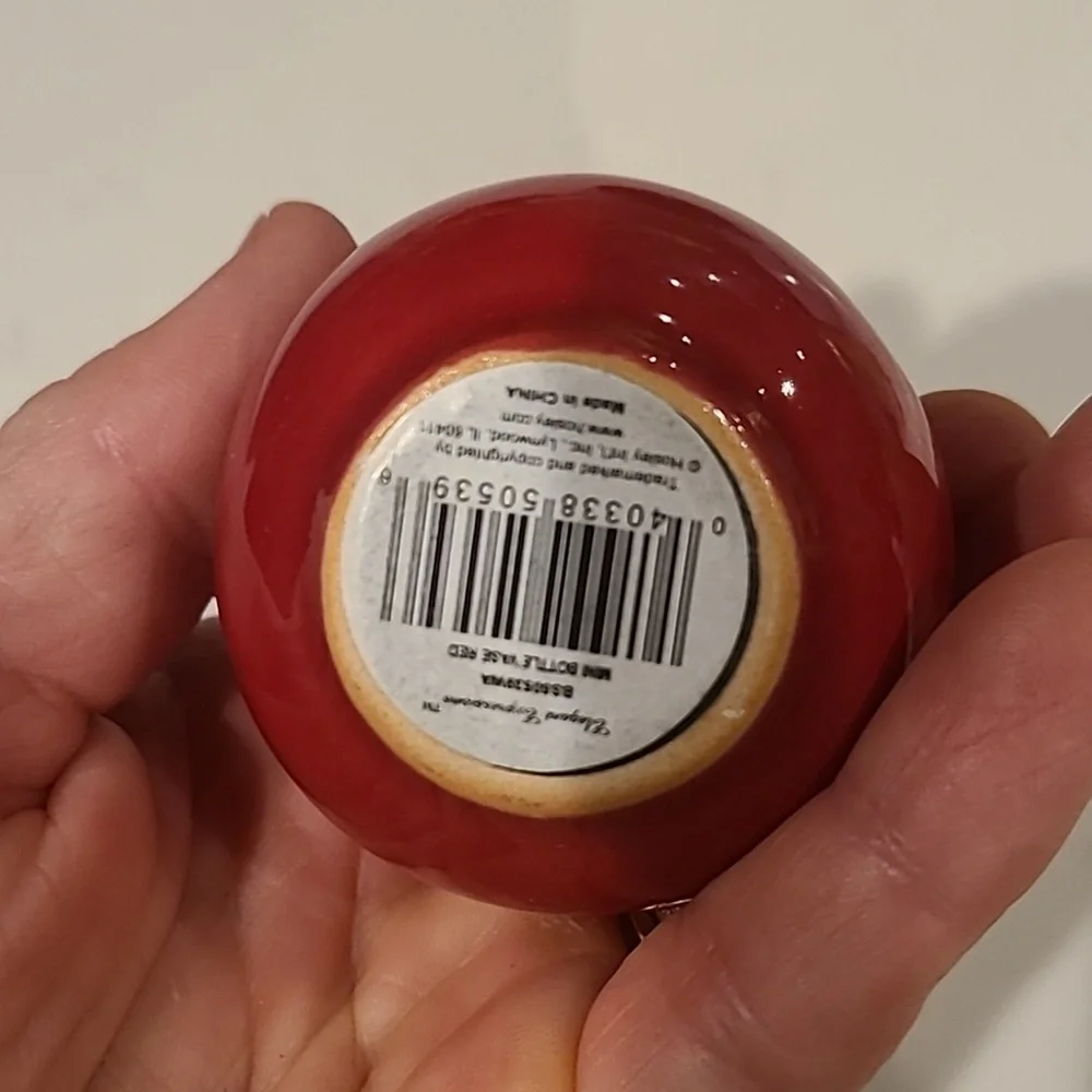 Single Mini Red Vase